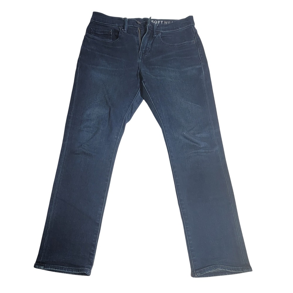 Gap Soft Wear Slim Jeans Mens 28x28 Dark Wash Indigo Stretch Denim